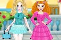 Hjelp prinsessene vise frem dukkekjolene sine