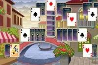 Et Pyramid Solitaire-spill for Valentine
