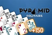 Nyt denne stilige versjonen av klassiske Pyramid Solitaire!