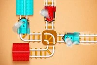 Rail Maze Puzzle er et klassisk labyrintspill for barn og voksne med mange