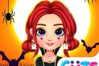 Velkommen til Rainbow Girls Halloween Salon-spillet