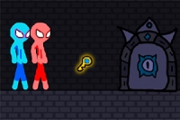 Klar for eventyret med de søte brødrene, Blå og Rød stickman