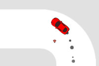 Kjenn adrenalinet mens du drifter bilen din gjennom endeløse baner i Red Car,