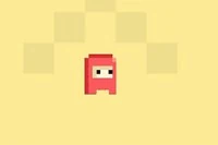 Pixel-arcade der du må hoppe konstant og unngå hindringer