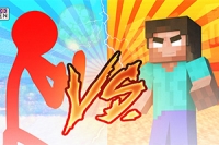 Stickman vs Monster School - et perfekt spill for fans av Red And Blue Stickman