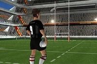 Spark rugbyballen gjennom stengene for poeng