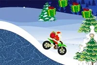 I dette julespillet er nissen på vei for å samle inn gaver