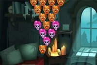 Spill 80 nivåer med bobleskyting til Halloween