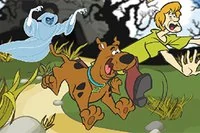Hjelp Scooby og Shaggy å rømme fra et slott fullt av spøkelser!
