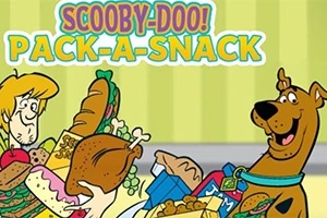 Scooby-Doo! Pack-a-Snack To karakterer holder store mengder mat, inkludert sandwich og kalkun