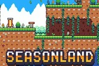 SeasonLand er et klassisk 2D pixel art plattformspill