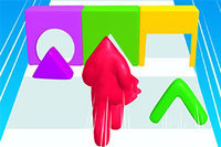 Shape Transform: Blob Racing er et enkelt løpespill