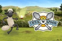 Hjelp Shaun the Sheep å løpe så langt du kan, men vær forsiktig!