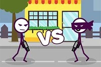 Duel mot andre strekfigurer i dette morsomme online skytespillet