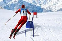 Spillet Slalom Ski Simulator har 12 ulike vanskelighetsgrader