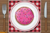 Hvor flink tror du at du er til å skjære en kake eller en kjeks?