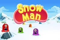 Pacman i snøen: Snømann