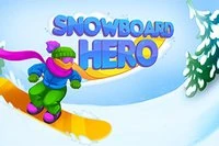 Snowboard ned fjellet og unngå alle hindringer