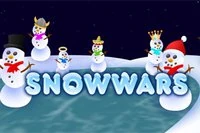 Multiplayer-spill med snømenn og snøballer!