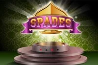 Klassisk 4-spillers Spades kortspill med 3 data-motstandere