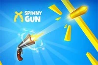 Skyt alle objektene mens pistolen din spinner vilt