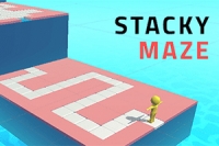 Stacky Maze er et spill hvor man samler kuber