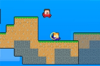 To astronauter må overleve i Skyblock-verdenen, en er Steve og den andre er