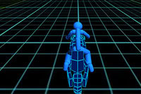 Motorsykkelspill i Stickman Neon Warriors-verdenen
