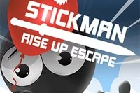 Hjelp Stickman unngå hindringer og rømme med en ballong