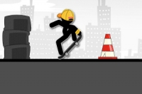 Gå inn i arenaen som en Stickman Skater