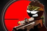 Skyt alle målene i dette morsomme online stickman-sniper-spillet