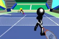 Bli stickman tennis-mester!