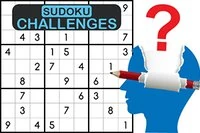 Sudoku-utfordringer er et logisk puslespill med tallplassering