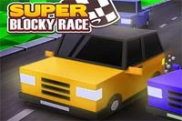Super Blocky Race er et morsomt bilspilleventyr