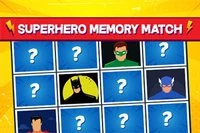 Matcher din favoritt tegneserie-superhelt i dette memory-spillet