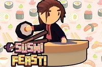 Match 3 eller flere like sushi for å fjerne dem fra spillet