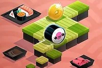 Spill som en av de mange deilige sushi-rullene og prøv å komme så langt som