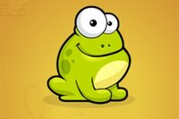 Ribbit! Dette er en  rett under  for spillet Tap the Frog.