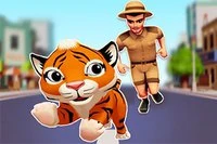 Spennende og interessant tiger-parkourspill, like morsomt som subway-parkour