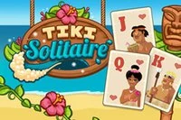 Tiki Solitaire er en tidbasert variant av det populære kortspillet Solitaire