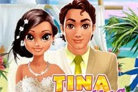 Stil Tina for hennes romantiske strandbryllup og gjør hennes store dag