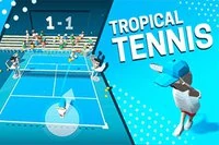 Tropical Tennis er et morsomt og vanedannende sports spill
