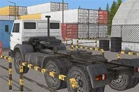 3D truck parkering spillsimulering