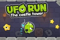 Løp med Ufoen din og få så mange stjerner som mulig!