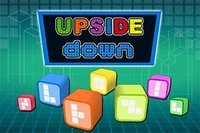 Et tetris-spill opp-ned