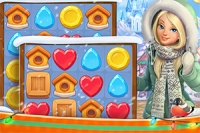 Vega Mix: Fairy Town er et match-3 spill med en morsom vinterhistorie