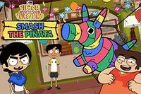 Victor og Valentino elsker å leke med pinatas og samle godteri
