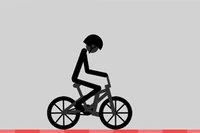 Han må sykle med en wheelie-stunt som utfordring