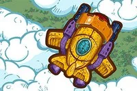 Actionfylt steampunk skytespill i luften