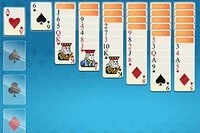 I Yukon Solitaire må du bygge opp de fire fundamentene